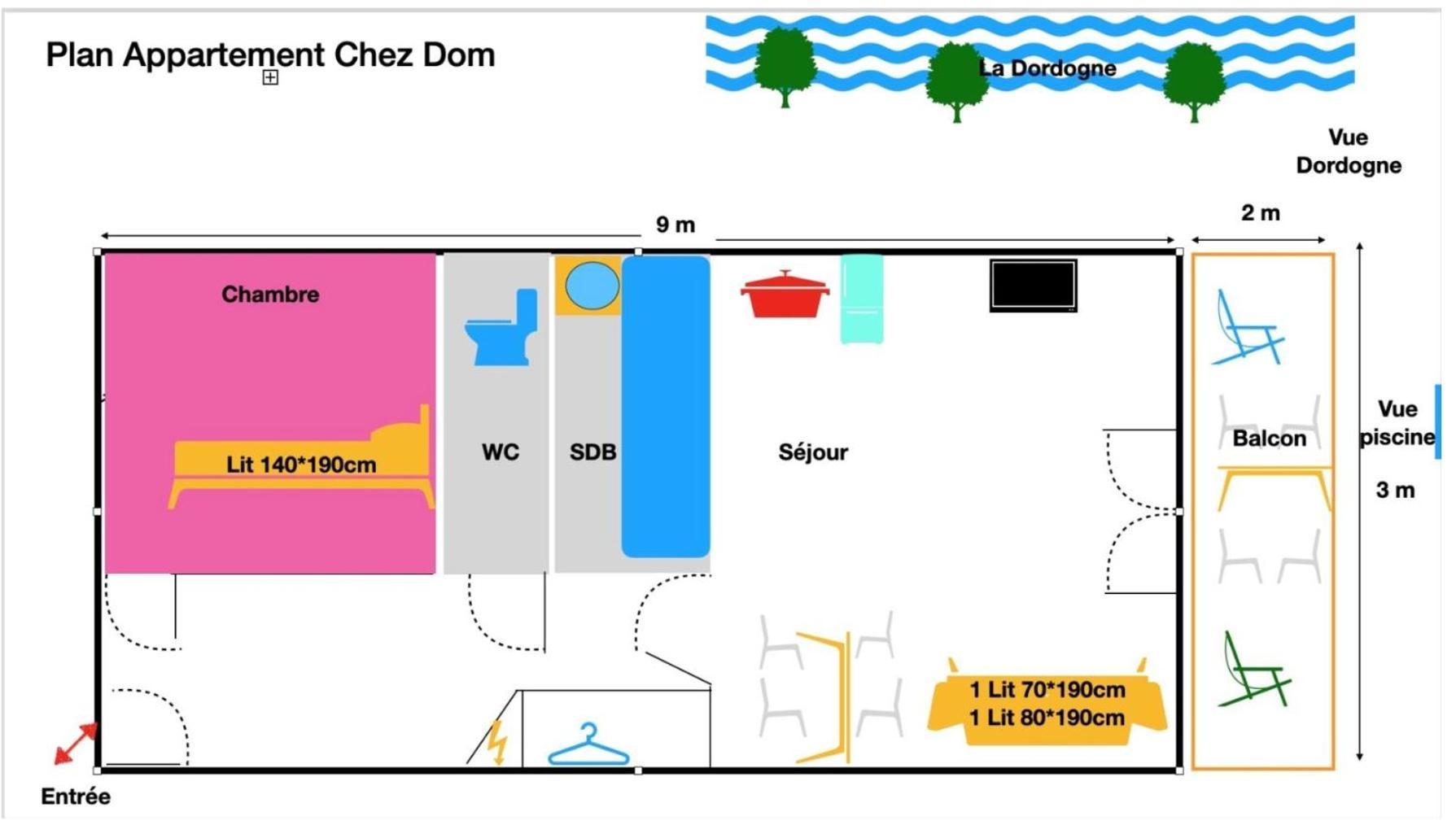 アルジャンタ*A Setting Between Dordogne And Swimming Pool*アパートメント エクステリア 写真